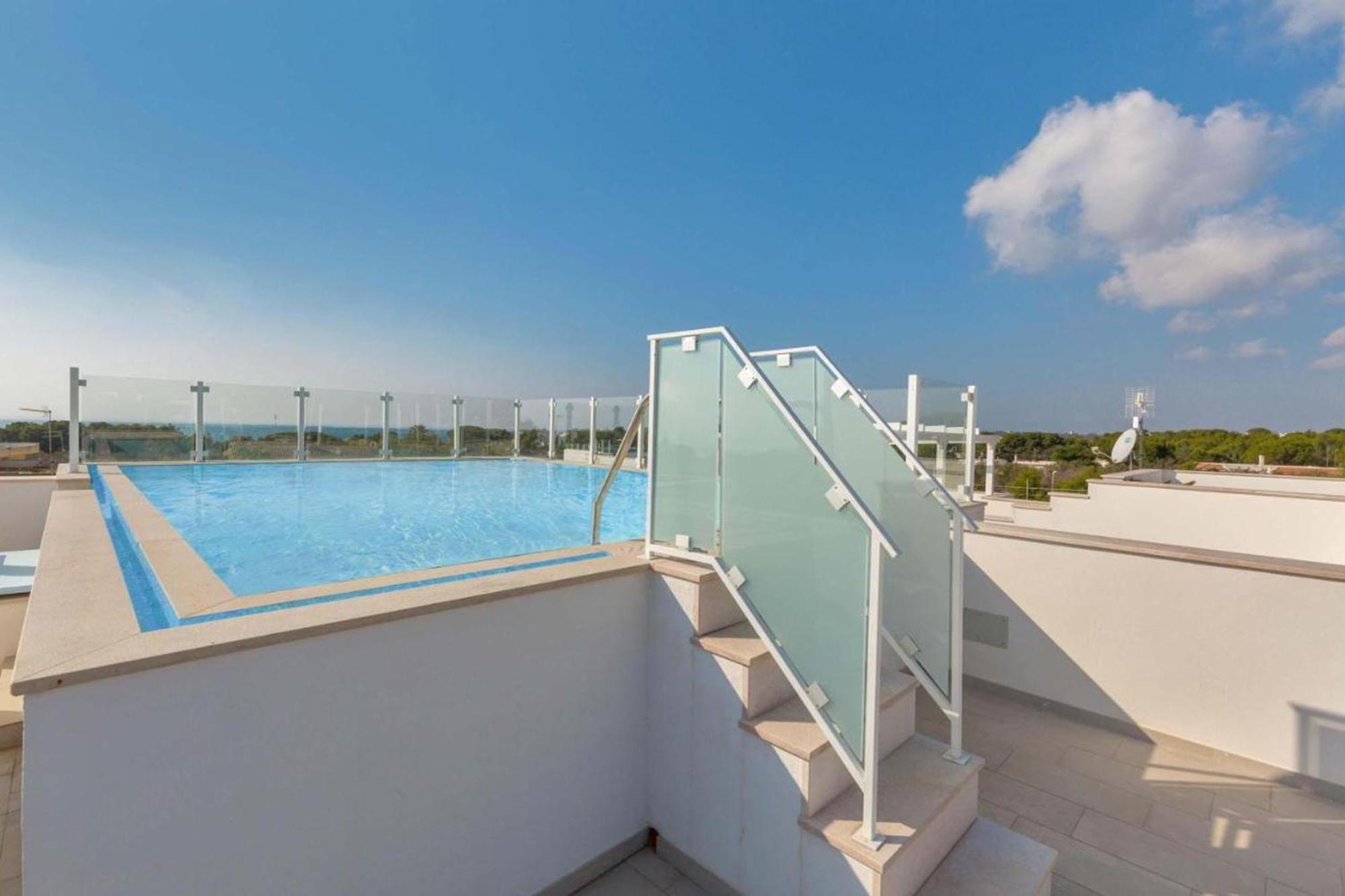Apartament Piscina Panoramica Vista Mare - Wifi - Ac Int 9 Santa Maria al Bagno Zewnętrze zdjęcie